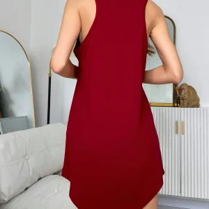 Alternative view of Women's new style sleeveless vest nightdress letter love printed skirt